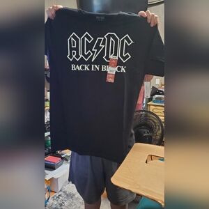 AC/DC Black Graphic T-Shirt for Men